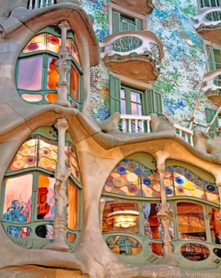 Gaudi Buildings Painting By Numberss.png