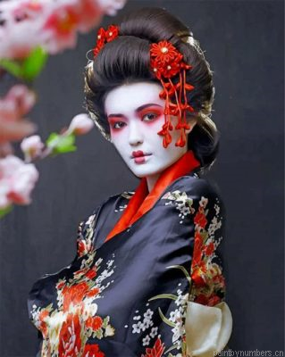 Geisha Woman Painting By Numbers.png