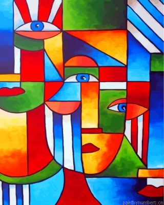 Geometric Cubism Abstract Art Painting By Numbers.png