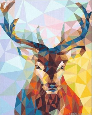 Geometric Deer Painting By Numbers.png