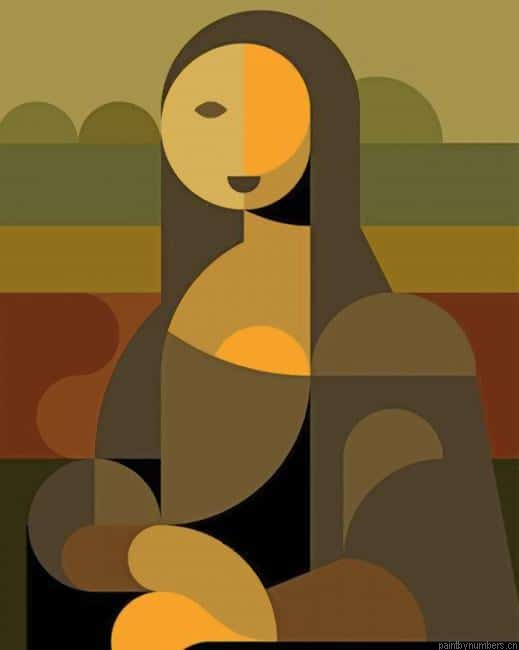 Geometric Mona Lisa Painting By Numberss.png