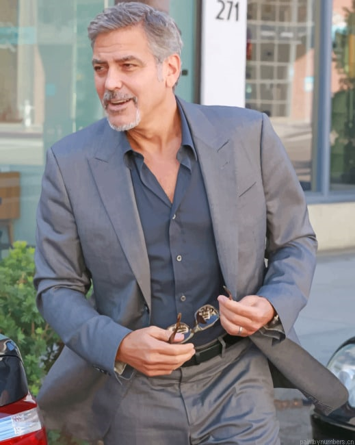 George Clooney Actors Painting By Numberss.png