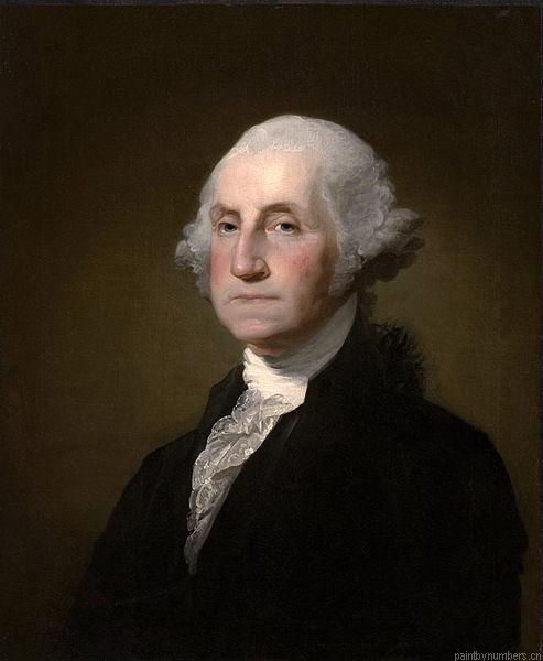George Washington The 1st U.s. President Painting By Numb.png