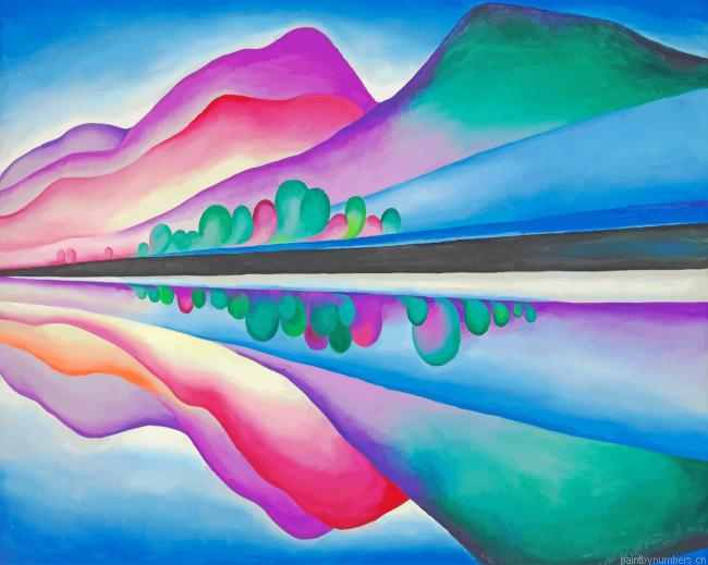 Georgia O Keeffe Hibiscus Painting By Numberss.png