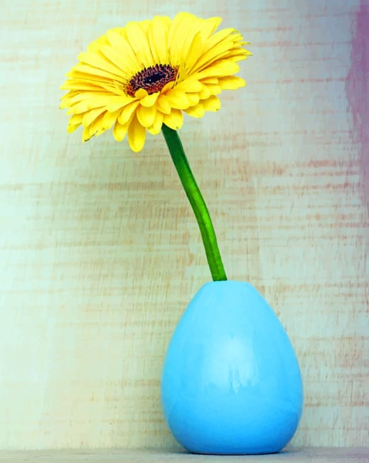 Gerbera Flower Painting By Numberss.png