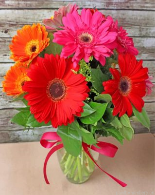 Gerberas Flowers Painting By Numbers.png