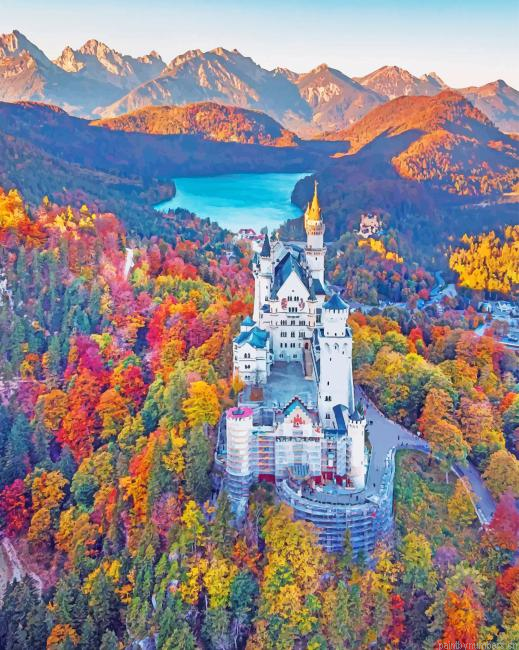 Germany Neuschwanstein Buildings Painting By Numberss.png