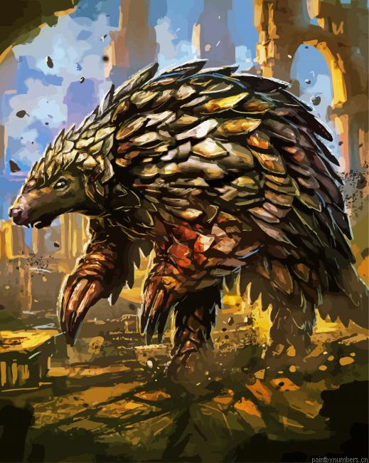 Giant Pangolin Painting By Numberss.png