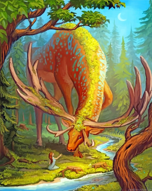 Giant Stag Painting By Numberss.png