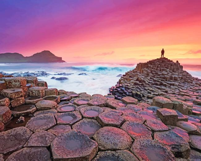 Giants Causeway Northern Ireland Painting By Numbers.png