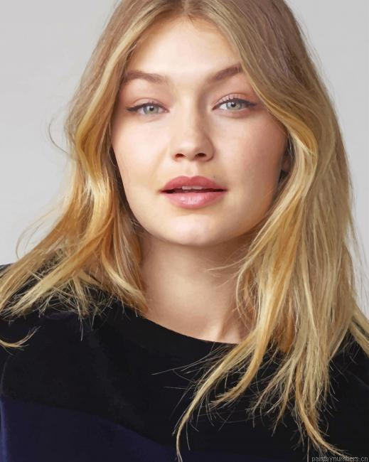 Gigi Hadid Model Painting By Numberss.png