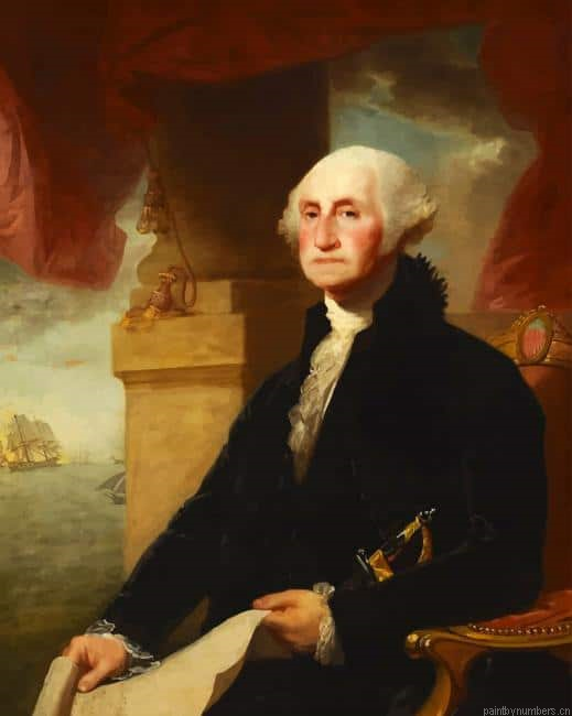 Gilbert Stuart George Washington Painting By Numberss.png