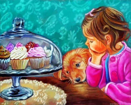 Girl And Dog Painting By Numbers.png