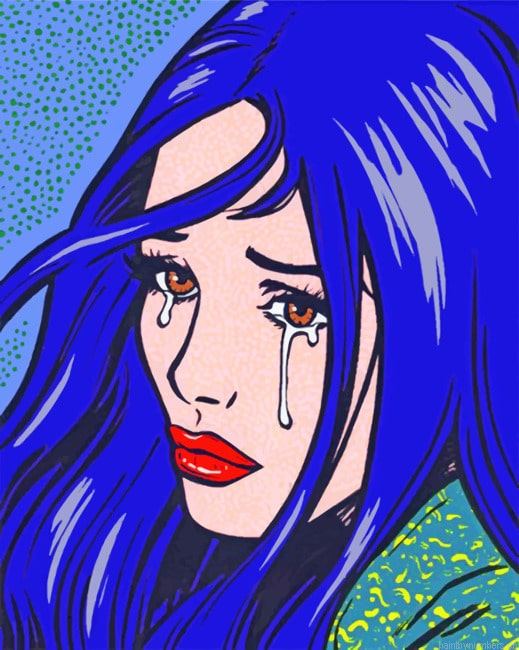 Girl Crying Painting By Numberss.png