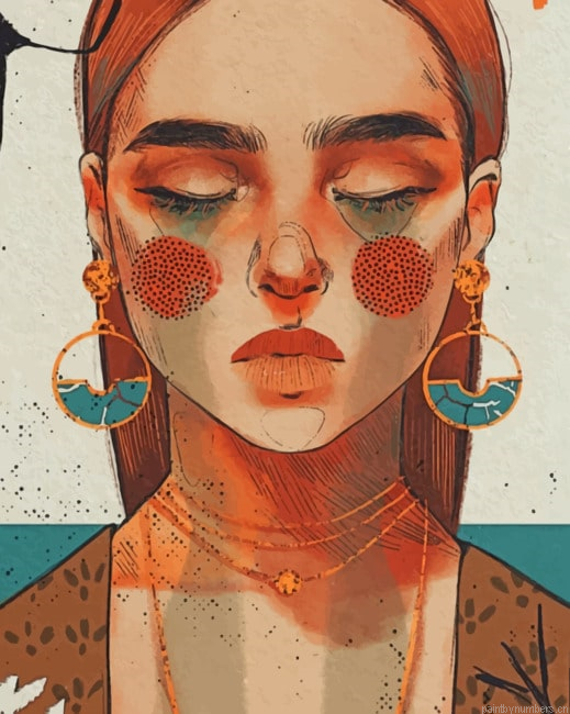 Girl Illustration Vitkaninn Art Painting By Numberss.png