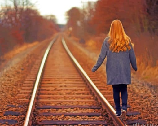 Girl In Railway Painting By Numbers.png