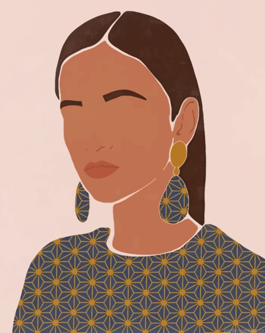 Girl Portrait Illustration Painting By Numberss.png