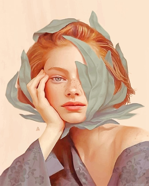 Girl Surrealism Art Painting By Numberss.png