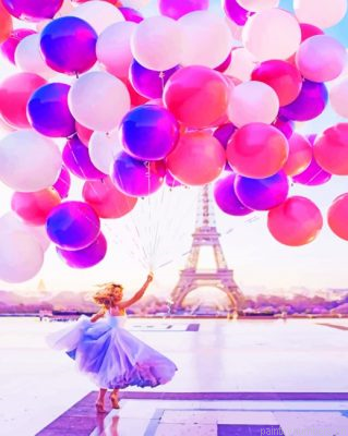 Girl With Balloons In Paris Painting By Numbers.png