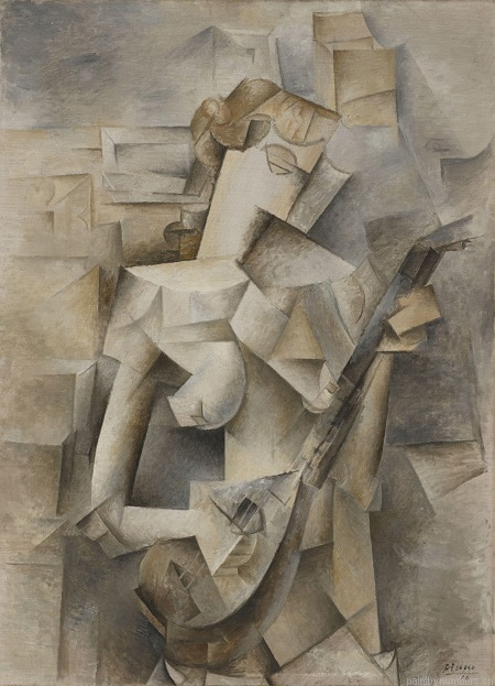 Girl With A Mandolin By Pablo Picasso Painting By Numbers.png