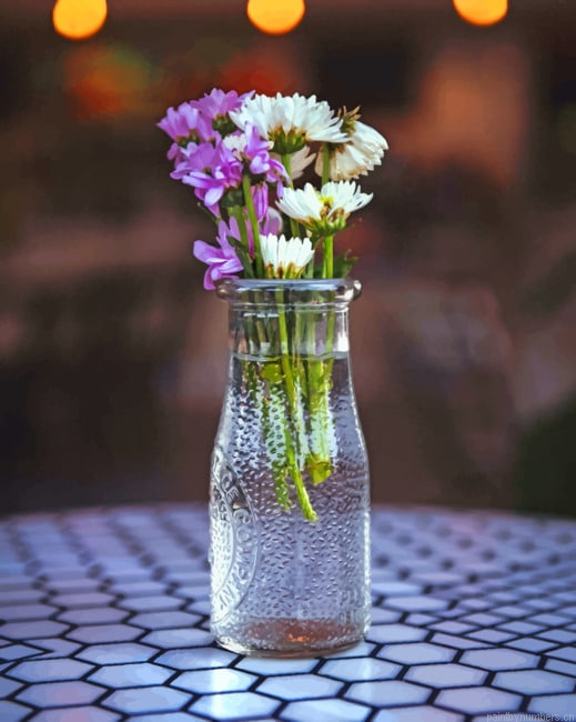 Glass Pot With Flowers Painting By Numberss.png