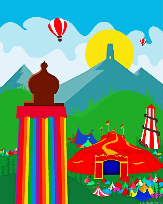Glastonbury Festival Art Painting By Numberss.png