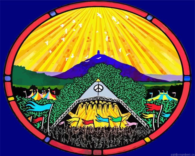 Glastonbury Festival England Painting By Numberss.png