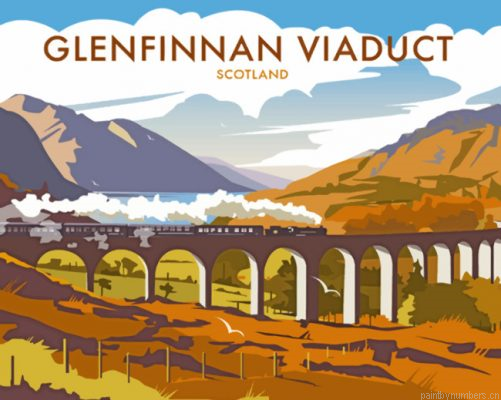 Glenfinnan Viaduct Illustration Painting By Numbers.png