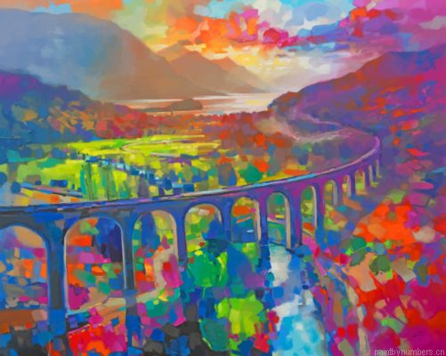 Glenfinnan Viaduct Painting By Numbers.png