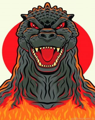 Godzilla Illustration Painting By Numbers.png