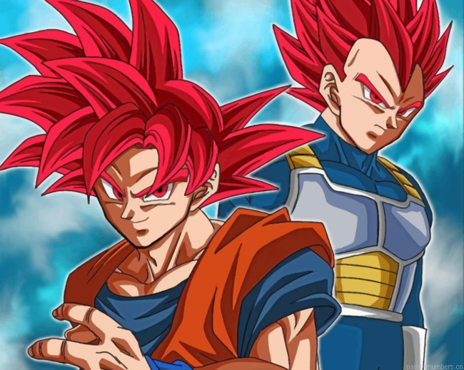 Goku And Vegeta Painting By Numberss.png
