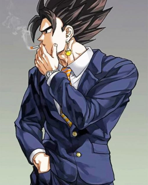 Goku Black Suit Painting By Numberss.png