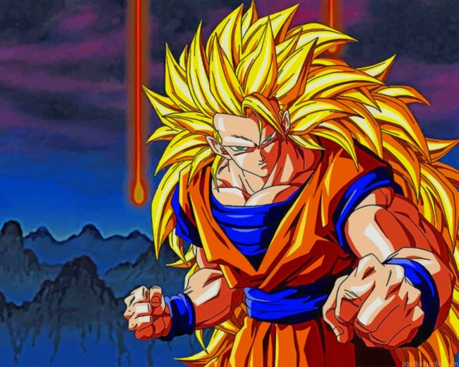 Goku Dragon Ball Z Animes Painting By Numberss.png