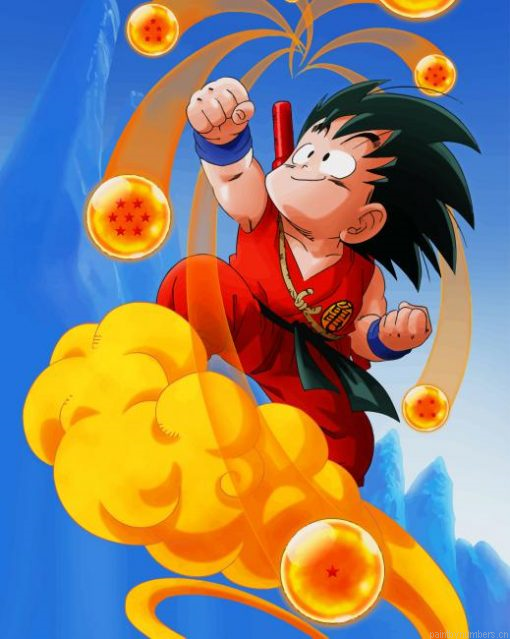 Goku Kinton Dragon Ball Painting By Numberss.png