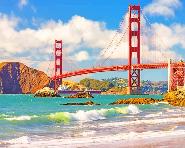 Golden Gate Bridge California Painting By Numberss.png