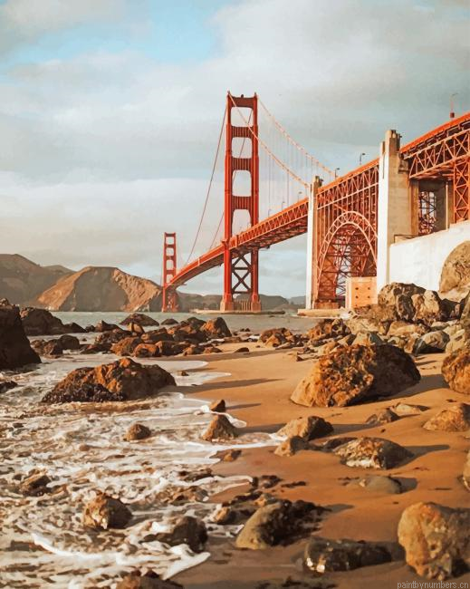 Golden Gate Bridge Cities Painting By Numberss.png