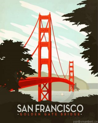 Golden Gate Bridge Painting By Numbers.png