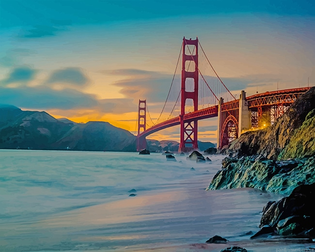 Golden Gate Bridge San Francisco Painting By Numberss.png
