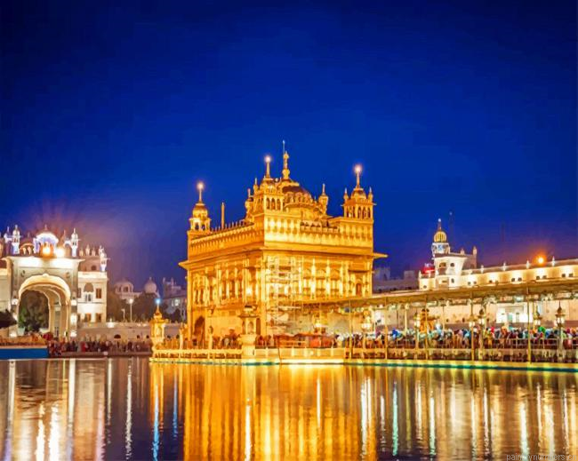 Golden Temple Painting By Numberss.png