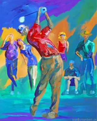 Golf Players Painting By Numbers.png