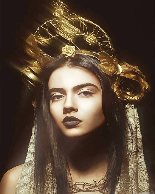 Gorgeous Gothic Girl Painting By Numberss.png