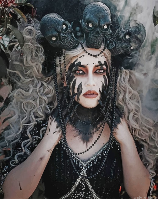 Gothic Lady Painting By Numberss.png