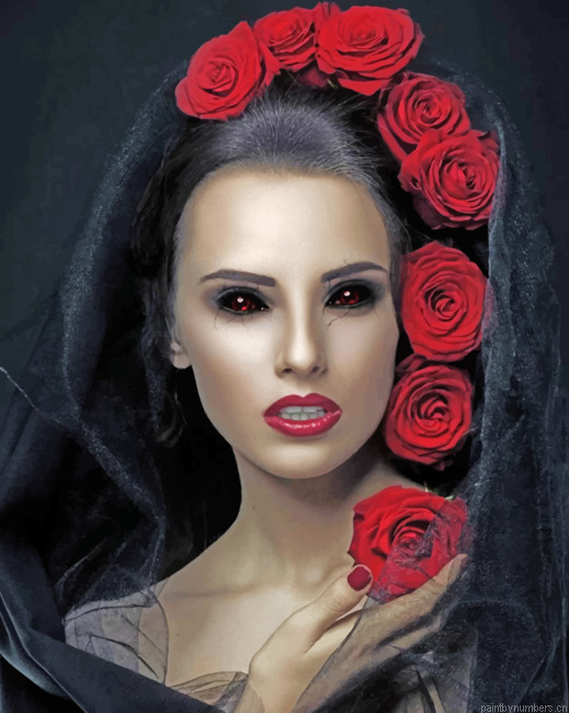 Gothic Woman Painting By Numbers.png