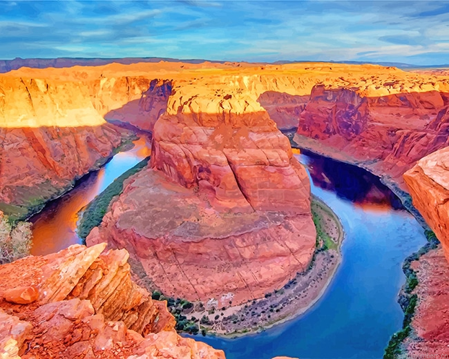 Grand Canyon Arizona Landscapes Painting By Numberss.png