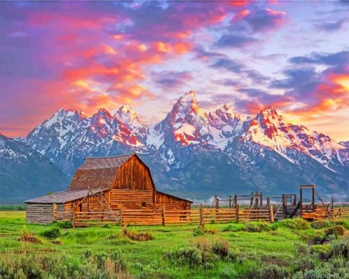 Grand Teton National Park Jackson Hole Painting By Numbers.png