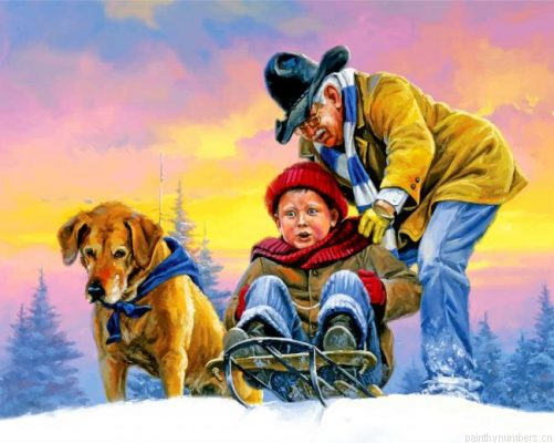 Grandfather And Son Painting By Numbers.png