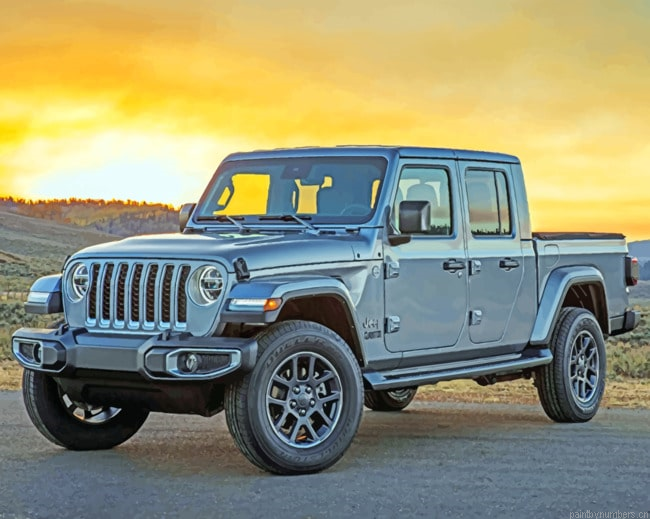 Gray Jeep Cars Painting By Numbers.png