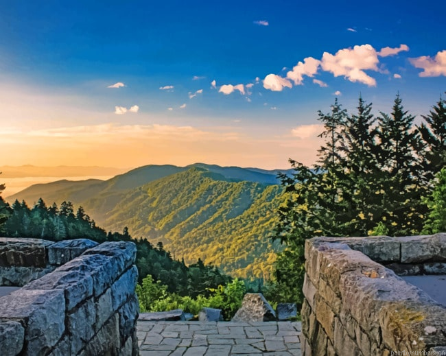 Great Smoky Mountains National Park Landscapes Painting By Numberss.png