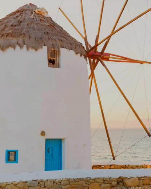 Greece Island Mykonos Painting By Numberss.png