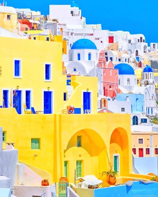 Greece Landscape Cities Painting By Numberss.png